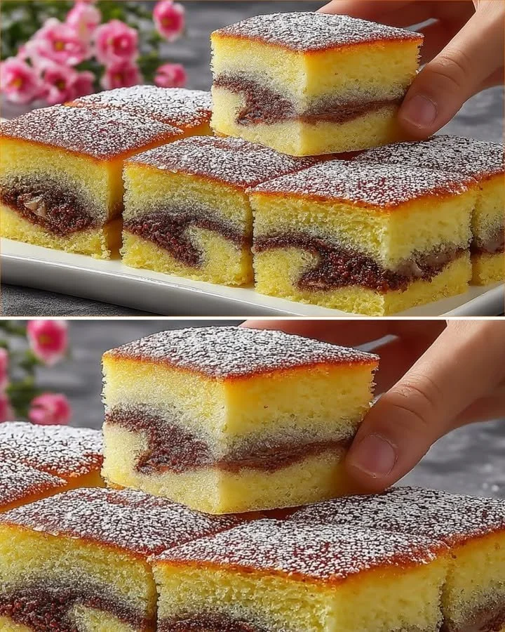 Light and creamy cake with a fluffy texture for a delightful dessert experience