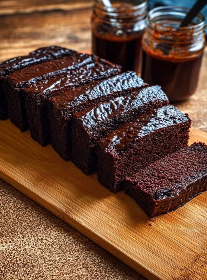 Moist healthy chocolate cake made without sugar and flour