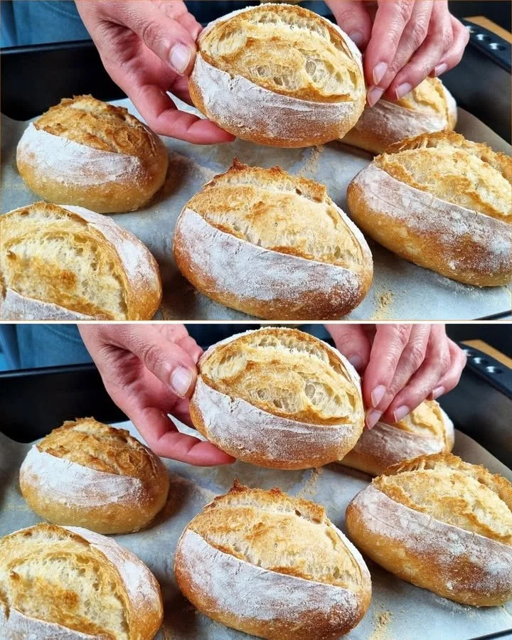 Freshly baked quick bread loaf on a wooden cutting board
