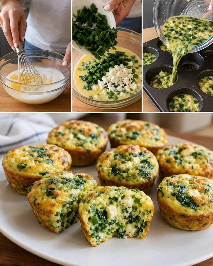 Delicious homemade egg cups baked to perfection in a cozy kitchen.
