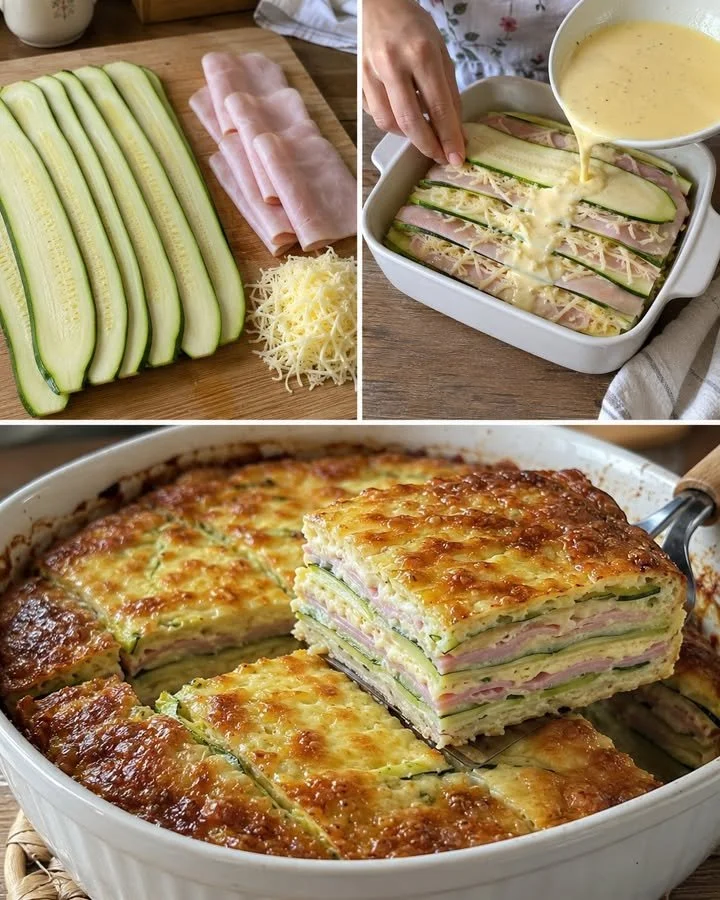 A delicious slice of homemade zucchini cake with frosting on a plate.