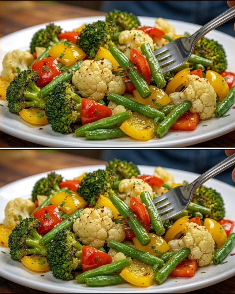 Freshly cooked broccoli and cauliflower, served in a bowl