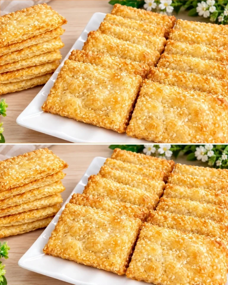 Layered, crispy cookies ready in 10 minutes, egg and dairy-free recipe.