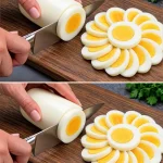Chef demonstrates an easy technique for perfect boiled eggs
